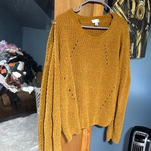 Cozy Mustard Sweater